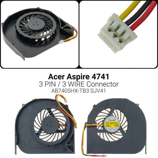 3 PIN4741G 4551 4551G D640 AB7405HX-TB3 SJV41 Fan