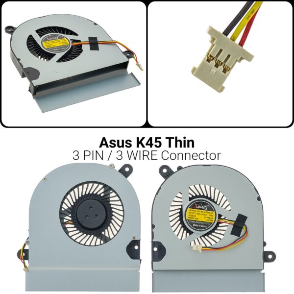 3 PINA45 A45vd A45V A85C A85 A85V K45VM K45VD CPU FAN MF75090V1-C160-G99
