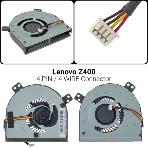 4 PIN Z500 Z410 Z510 P500 CPU Cooling Fan DC28000BMF00B