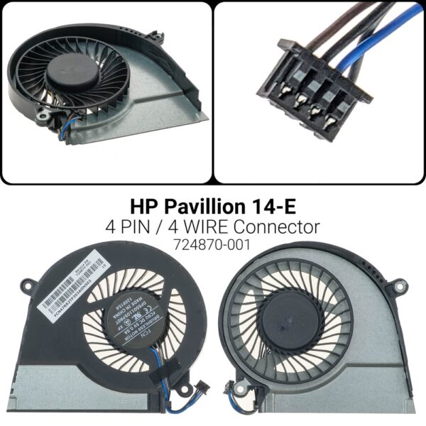 4 PIN14-E 14E 15E 17E 15-E 17-E CPU COOLING FAN AB08505HX110B00