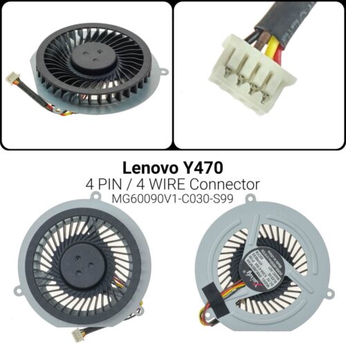 4 PINY471A Y470N Y470P Y471 CPU Cooling Fan XSF-AB158659HS05B1185