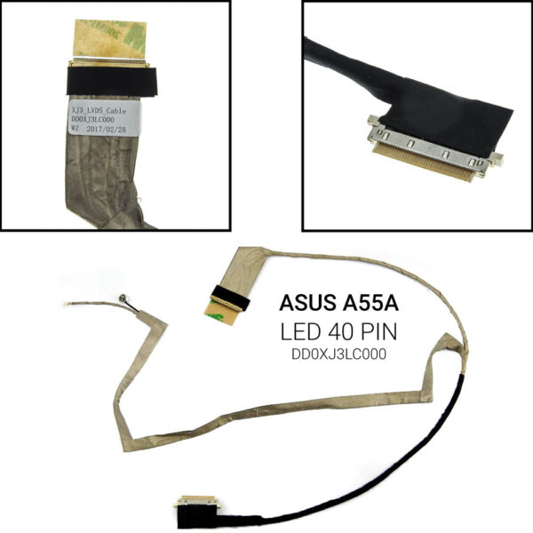 LED 40 PINASUS X55V X55VD X55S X55A X55C X55U DD0XJ3LC000