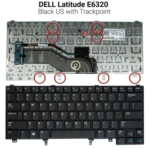With TrackpointDELL LATITUDE E5420 E5430  E6330 E6420 E6440 E6230  E6220 E6320