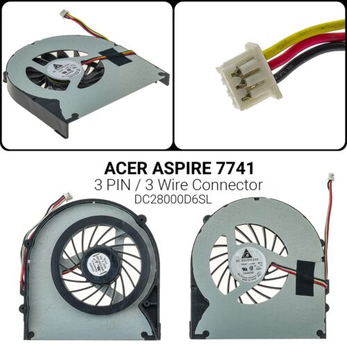 3 PIN3 WIREAcer aspire 7741Z 7741G 7741ZG 7551 7551G MS2291 MS2310 KSB06105HA-AA21 