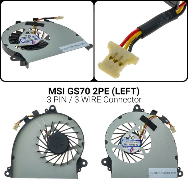 3 PINLEFTMSI GS72  MS-1771 MS-1773