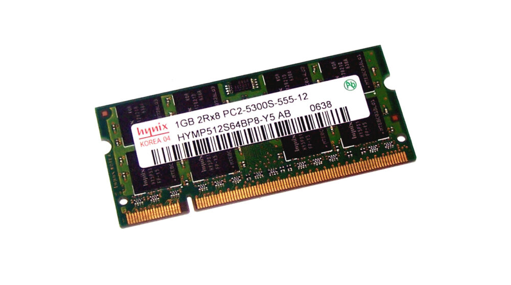 A-Tech 2GB DDR2 667MHz SODIMM PC2-5300 1.8V CL5 200-Pin Non-ECC Unbuffered Laptop RAM Memory Upgrade Module at