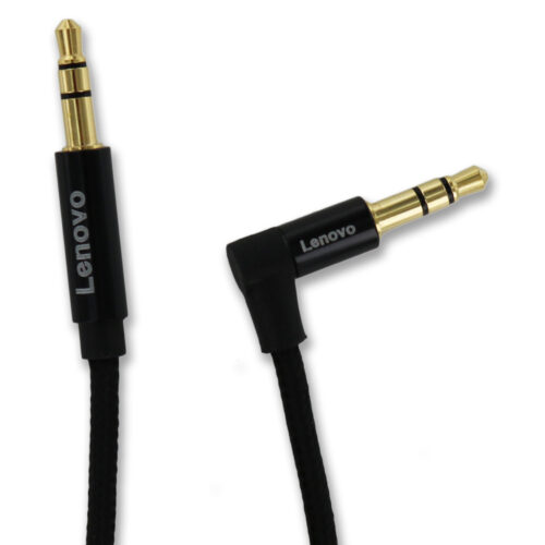 3.5mm audio jack cable 1.5m male to male with right angle - black