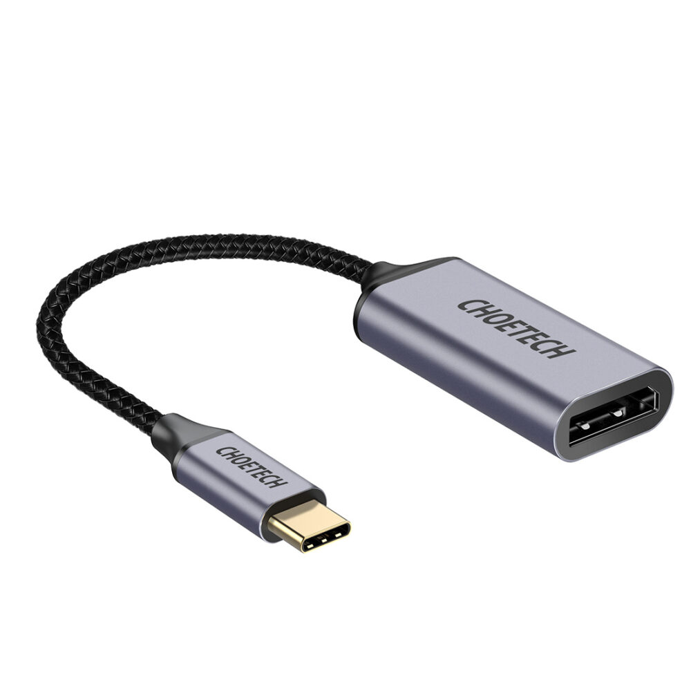 Aluminum USB-C to DP adapter - Coax - 4Kx2K @ 60Hz