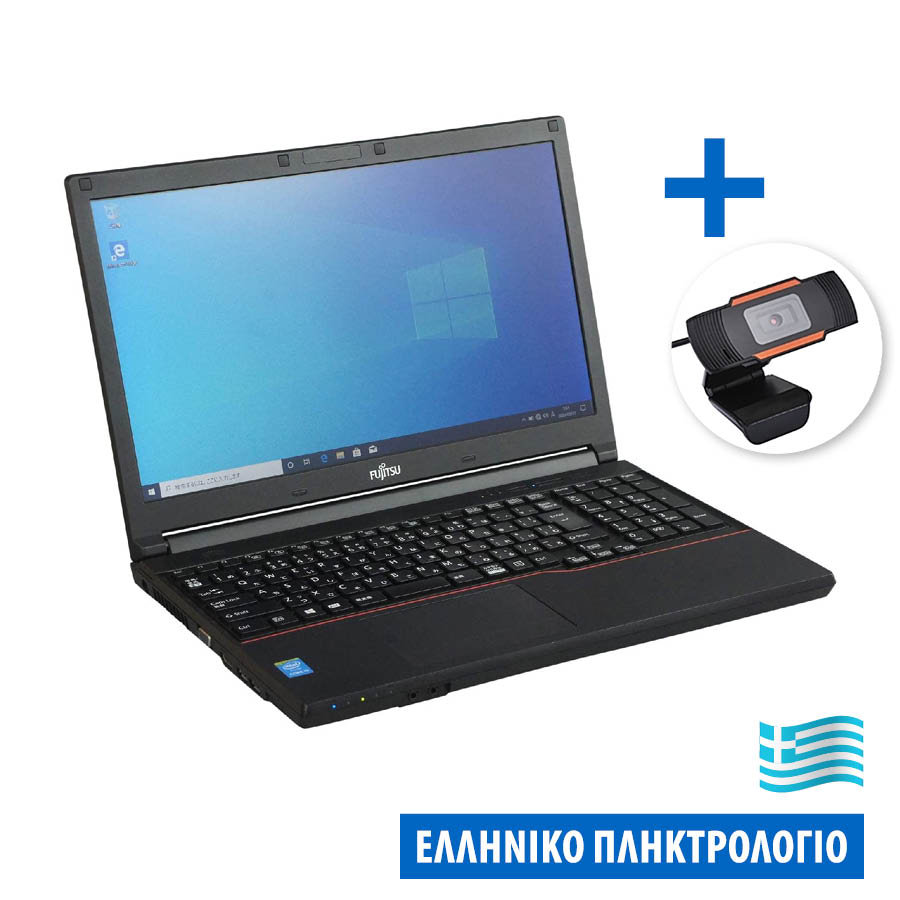 Bundle Fujitsu LifeBook A574 i3-4000M/15.6"/4GB/320GB/DVD/8P Grade A+/W/Camera 720P X04 Ref. Laptop