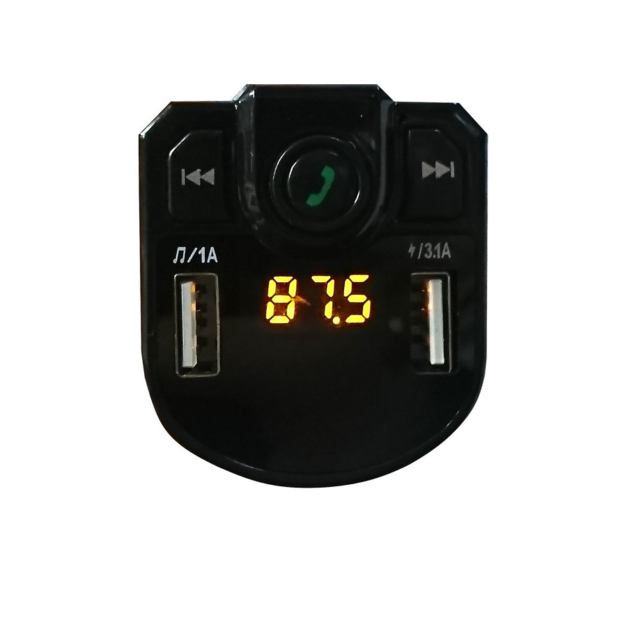 Car MP3 Player Fm Transmitter w/Dual USB Charger 3.1A M12-M9