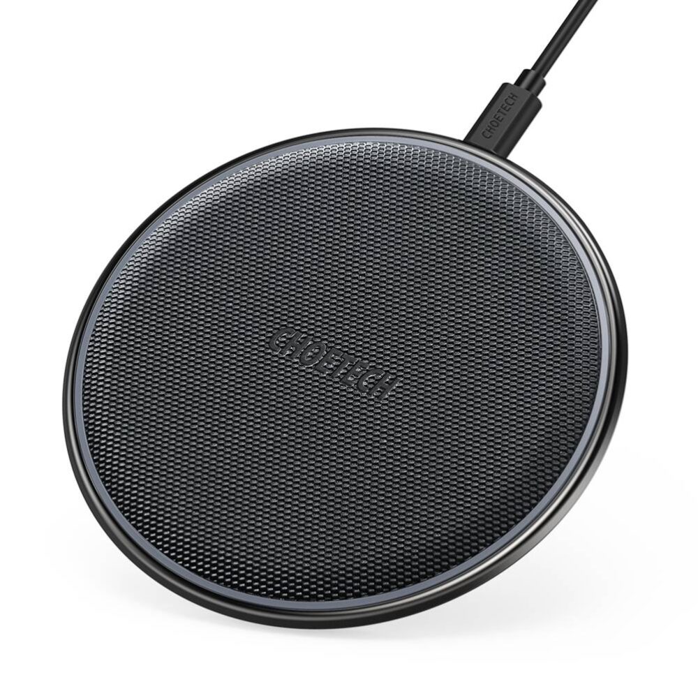 Choetech - Ultra thin Wireless Qi charger with zinc alloy - 10 Watt - Fast Charge Technology - Incl. Integrated Chip -
