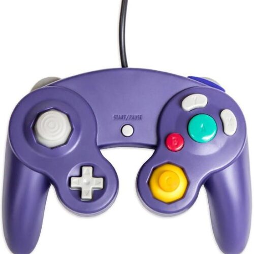 Controller Wired for the GameCube and Wii, Purple