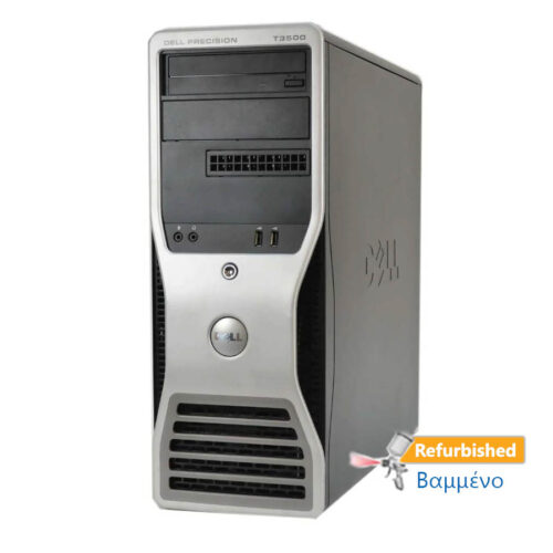 DELL T3500 Tower Xeon-W3520(4-Cores)/8GB DDR3/500GB/Κάρτα γραφικών/DVD/7P Grade A+ Workstation Refur