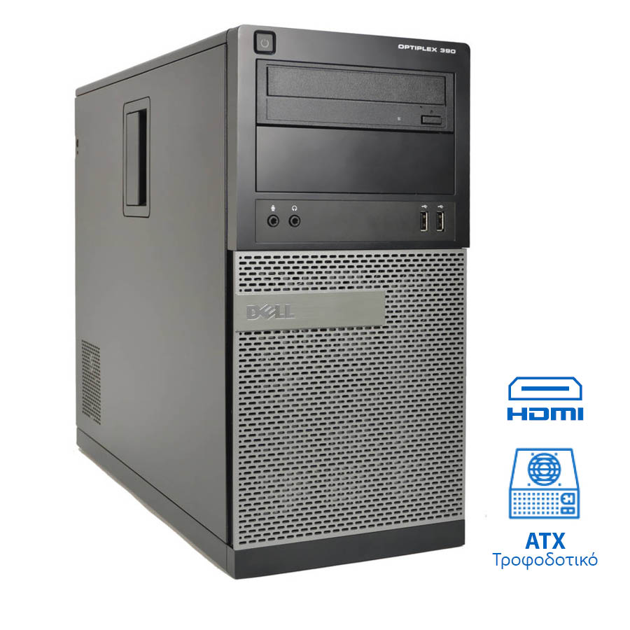 Dell 390 Tower i5-2400/4GB DDR3/250GB/DVD/7P Grade B Refurbished PC
