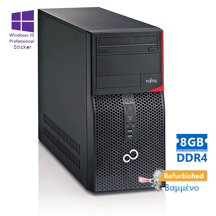 Fujitsu P556 Tower i5-6400/8GB DDR4/1TB/DVD/10PGrade A+ Refurbished PC