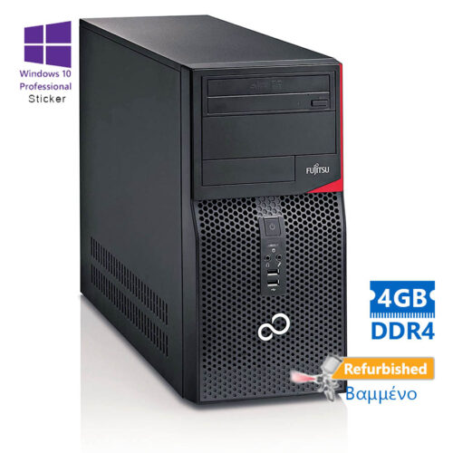 Fujitsu P556 Tower i5-6500/4GB DDR4/500GB /DVD/10P Grade A+ Refurbished PC