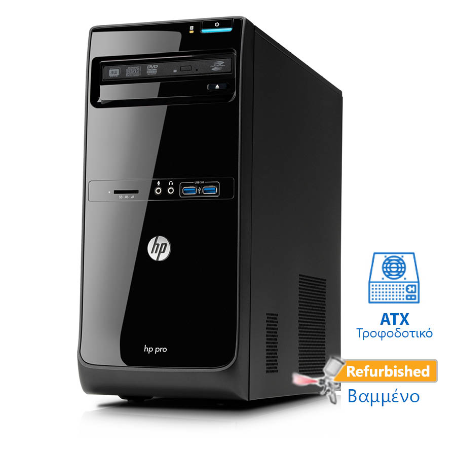 HP 3400Pro Tower i3-2120/4GB DDR3/500GB/DVD/7P Grade A+ Refurbished PC