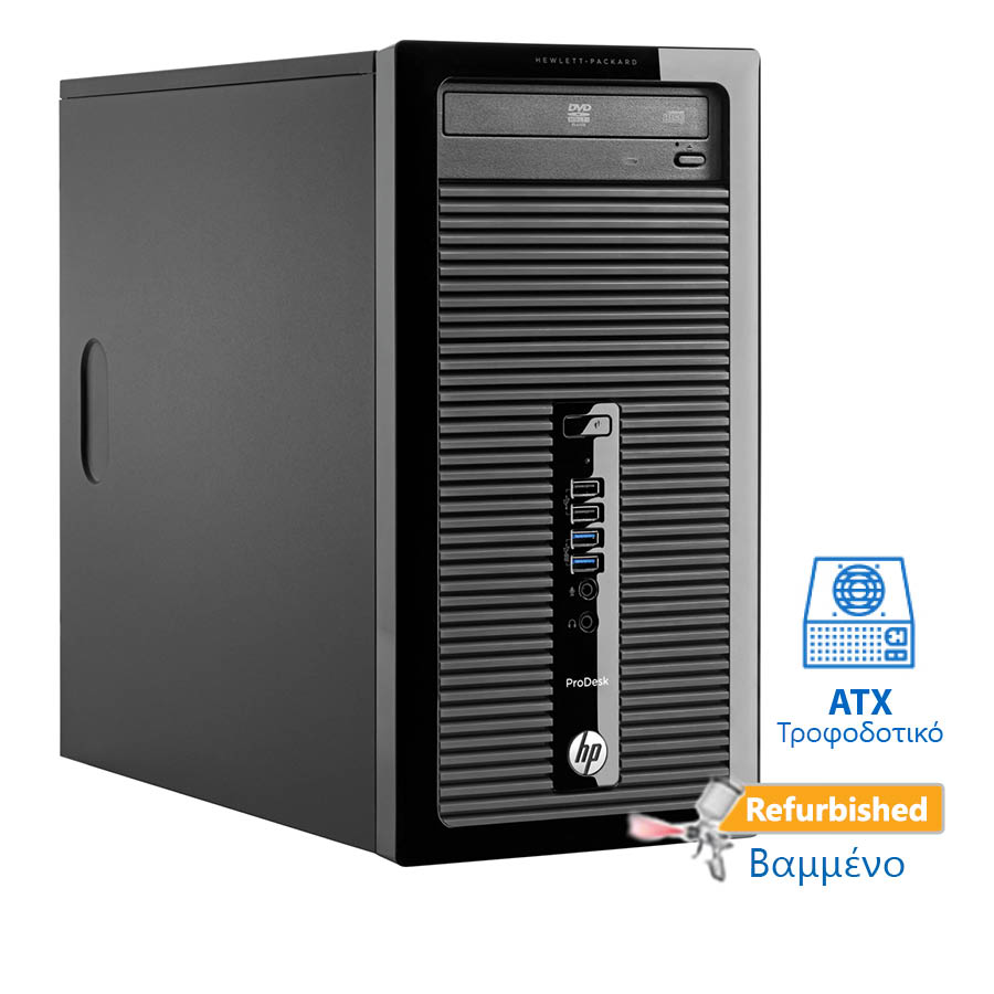 HP 400G1 Tower  i5-4570/4GB DDR3/500GB/DVD/8P Grade A+ Refurbished PC