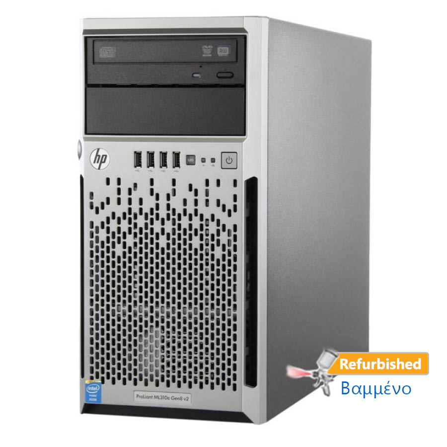 HP Proliant ML310e Gen8v2 Server Tower i3-4130/8GB DDR3/2x600GB SAS/DVD Grade A+ Refurbished PC