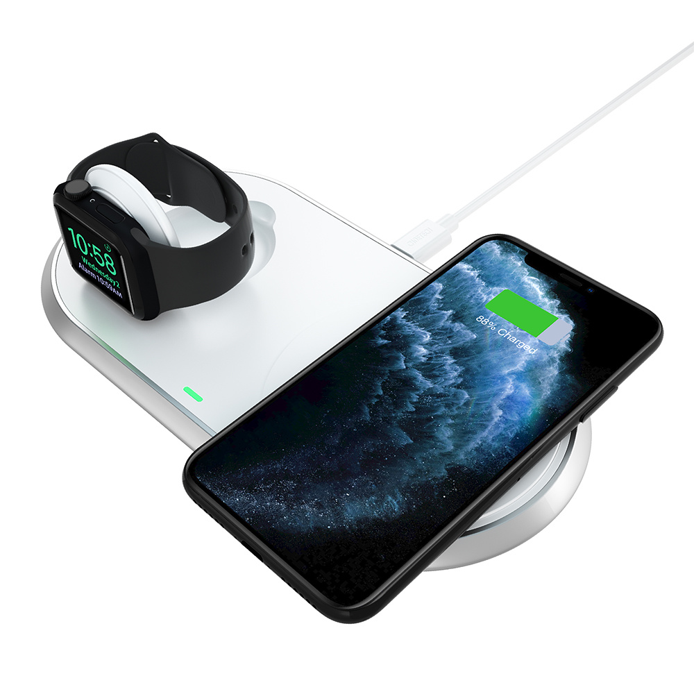 MFi 2-in-1 charging station for Apple Watch