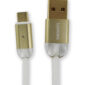 Micro USB charging cable 1 meter - white