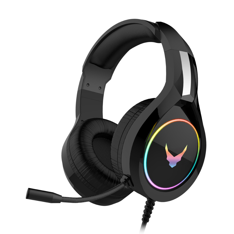 OMEGA Ακουστικό με μικρόφωνο gaming μαύρο με φωτισμό RGB VH6060