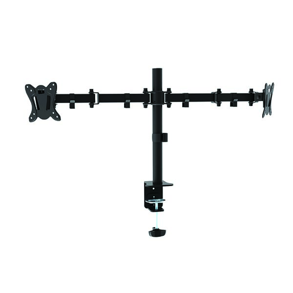 Omega Βάση Οθόνης διπλή γραφέιου 13"- 27" μαύρη  OUPC024D