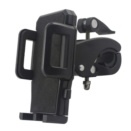 Phone holder for bicycle - 45 to 110 mm - black