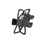 Phone holder for bicycle - up to 80mm - black