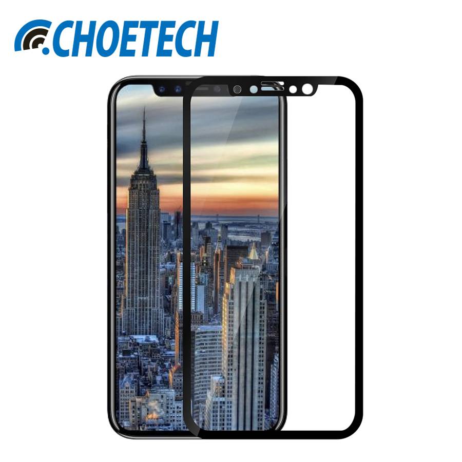 Premium Tempered Glass for iPhone X - Black