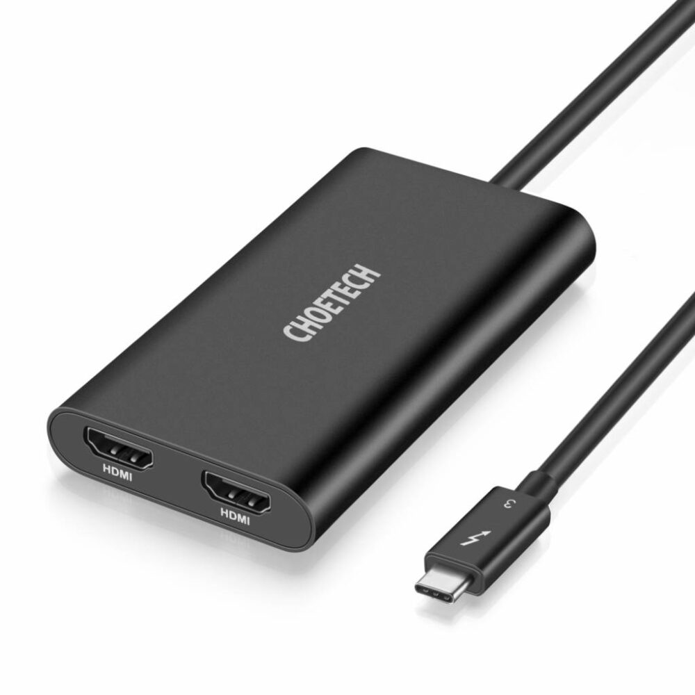 Thunderbolt ™ 3 USB-C to 2x 4K HDMI 2.0 adapter