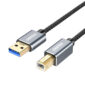 USB 2.0 A to B printer cable 3 meters