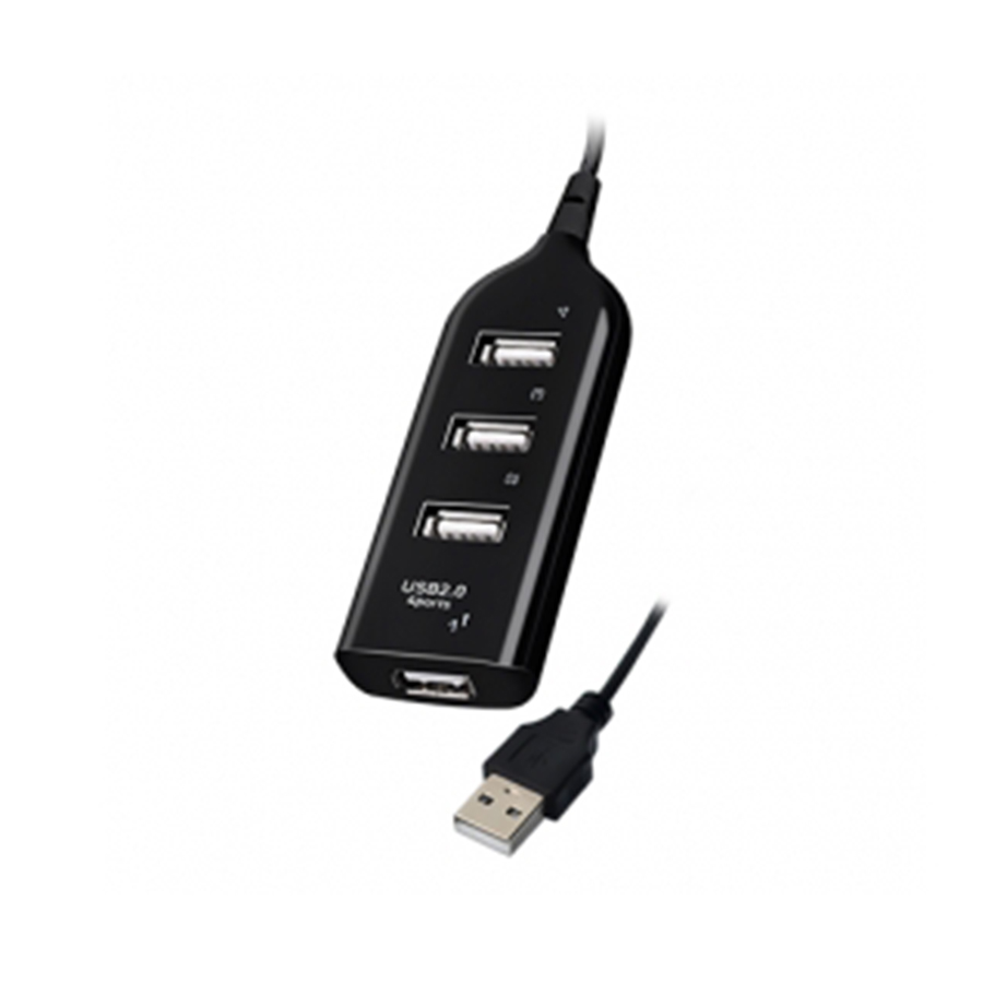 USB 2.0 HUB 4 PORT BOX μαύρο TC-234UX
