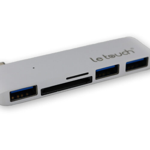 USB-C Hub with 3x USB-A port and card reader