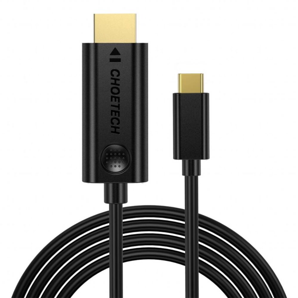 USB Type-C to 4K HDMI cable - Gold plated connectors - 1.8M - Black