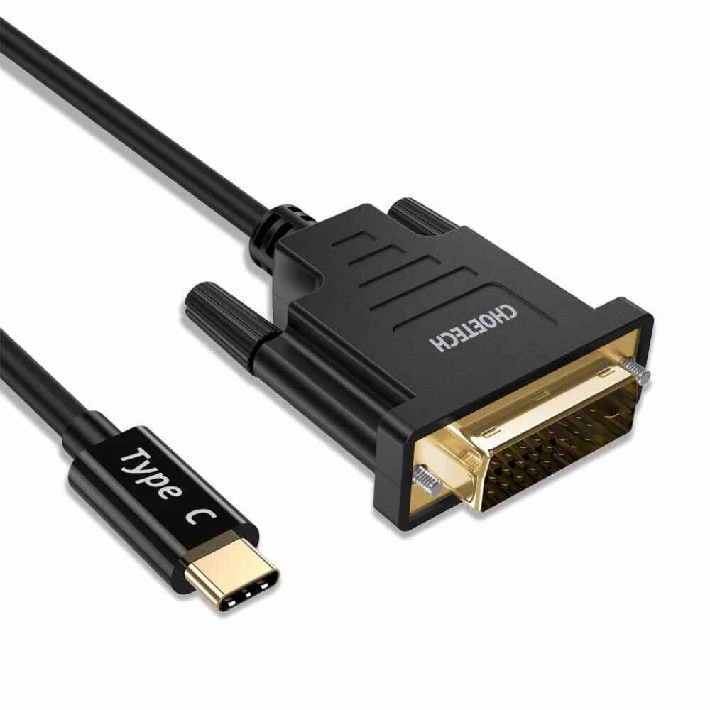 USB Type-C to DVI Adapter cable 1.8m 4K @ 30hz