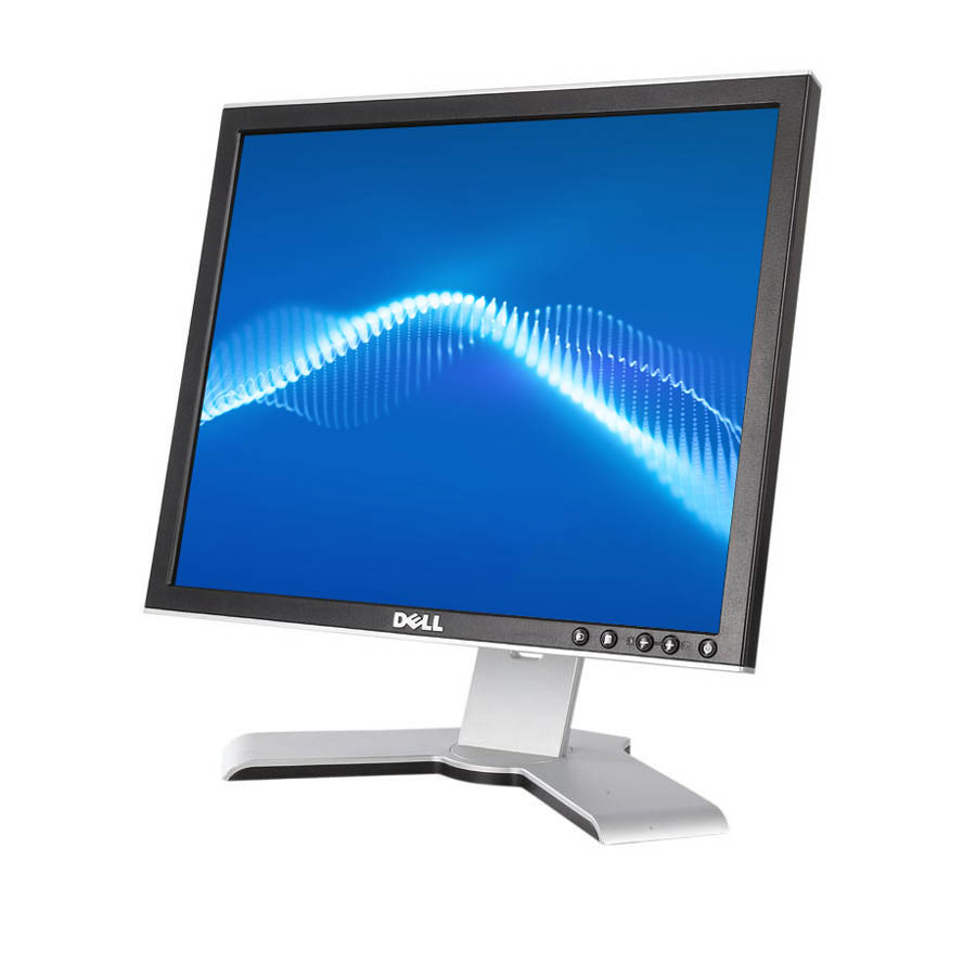 Used Monitor 1708FP TFT/Dell/17"/1280x1024/Silver/Black/Grade B/VGA & DVI-D & USB HUB