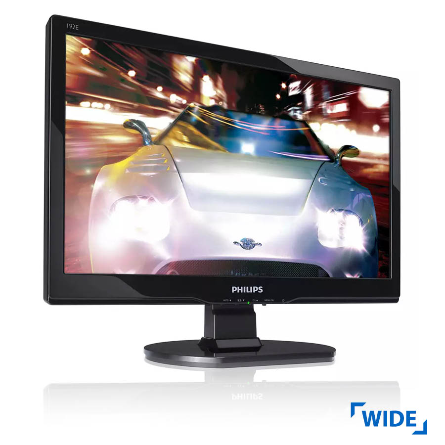 Used Monitor 192E TFT/Philips/19"/1366x768/wide/Black/D-SUB