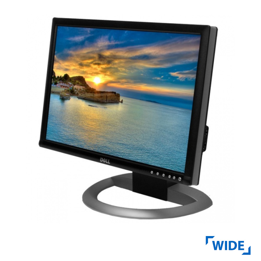 Used Monitor 2005FPW TFT/DELL/20"/1680x1050/Wide/Silver/Black/Grade B/VGA & DVI-D & USB HUB