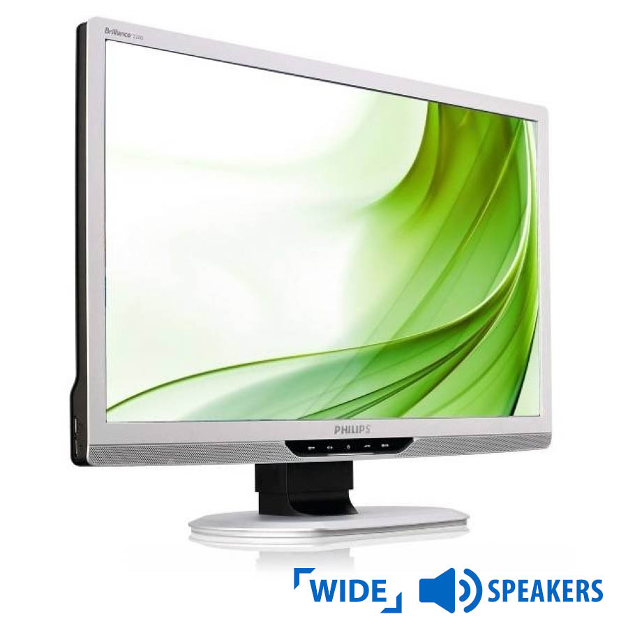 Used Monitor 220BLP TFT/Philips/22"/1680x1050/wide/Silver/Black/w/Speakers/GradeB/VGA & DVI-D & USB