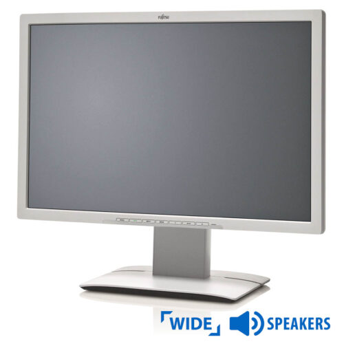 Used Monitor B24W-x TFT/Fujitsu/24"/1920x1200/wide/White/w/Speakers/D-SUB & DVI-D