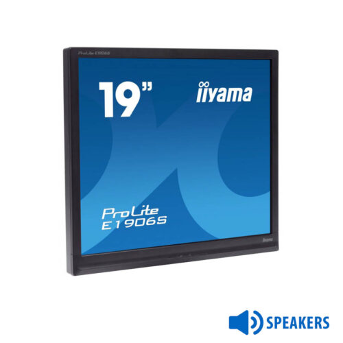 Used Monitor E1906S TFT/Iiyama/19"/1280x1024/No Stand/Black/With Speakers/VGA&DVI-D