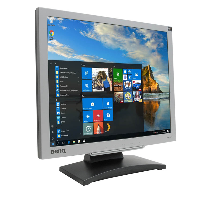 Used Monitor FP91G TFT/BenQ/19/1280x1024/Silver/Black/Grade B/D-SUB & DVI