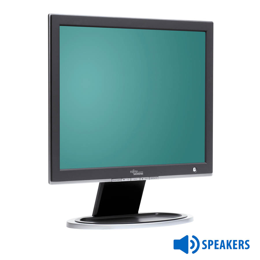 Used Monitor H19-2 TFT/Fujitsu/19"/1280x1024/Black/w/Speakers/VGA & DVI-I