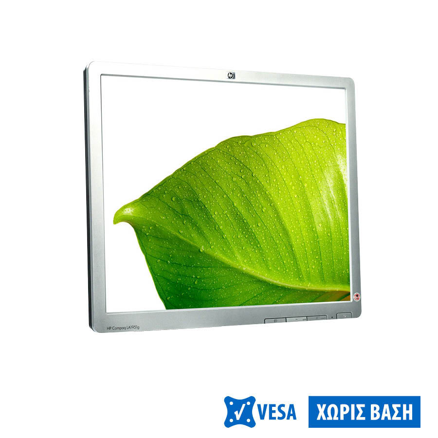 Used Monitor LA1951xTFT/HP/19"/1280x1024/No Stand/Silver/Black/VGA & DVI-D & USB HUB