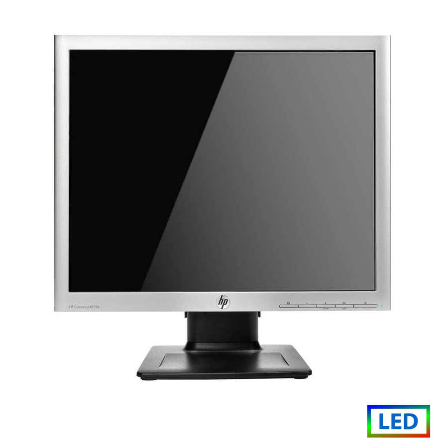 Used Monitor LA1956x LED/HP/19"/1280 x1024/Silver/Black/Grade B/VGA & DVI-D & DP & HUB USB