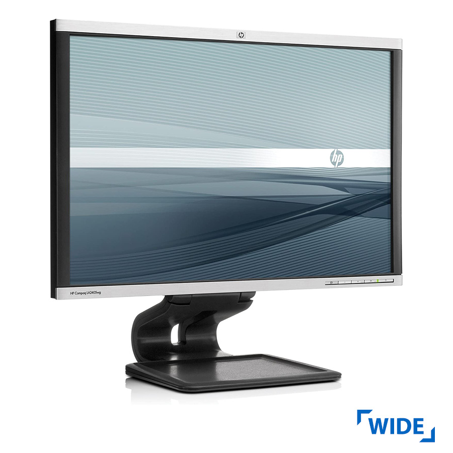 Used Monitor LA2405wg TFT/HP/24”/1920x1200/Wide/Silver/Black/DP & D-SUB & DVI-D & USB HUB