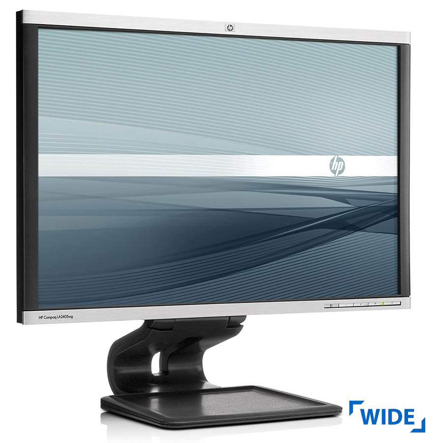 Used Monitor LA2405wg TFT/HP/24"/1920x1200/wide/Silver/Black/Grade B/DP & D-SUB & DVI-D & USB HUB