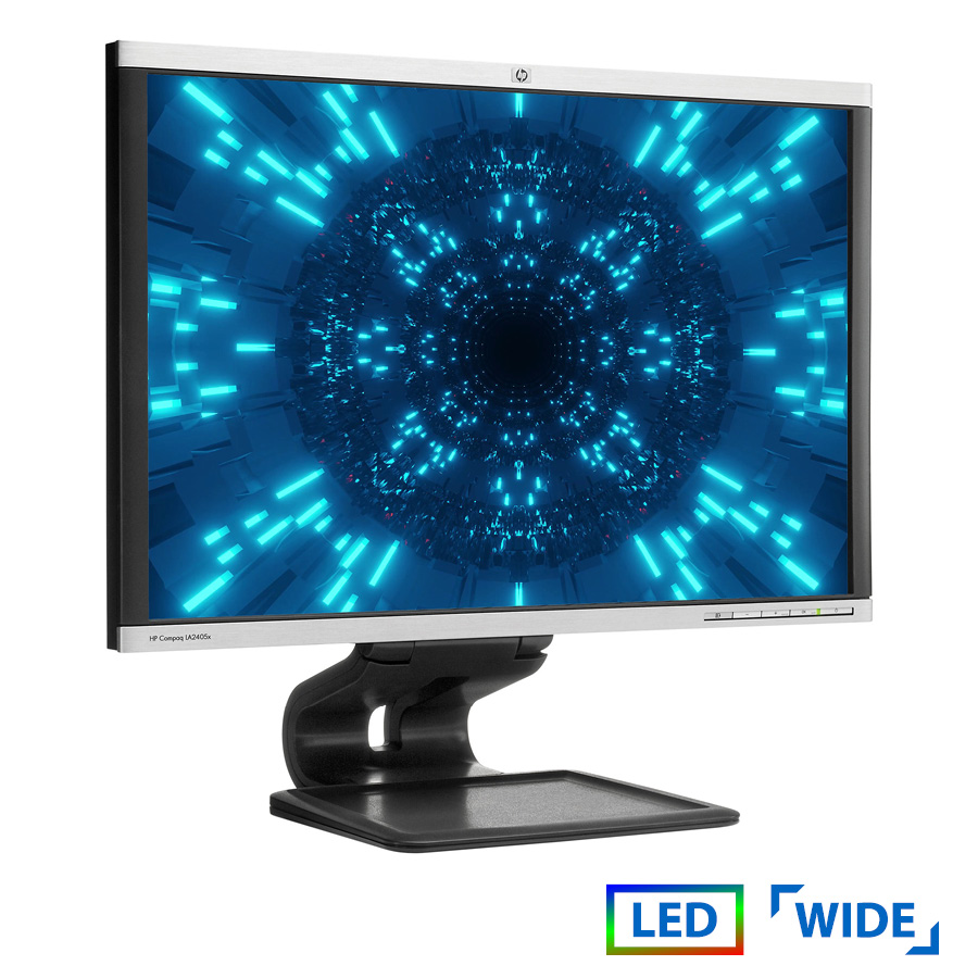 Used Monitor LA2405x LED/HP/24"/1920x1200/wide/Grade B/Silver/Black/D-SUB & DVI-D & DP & USB HUB