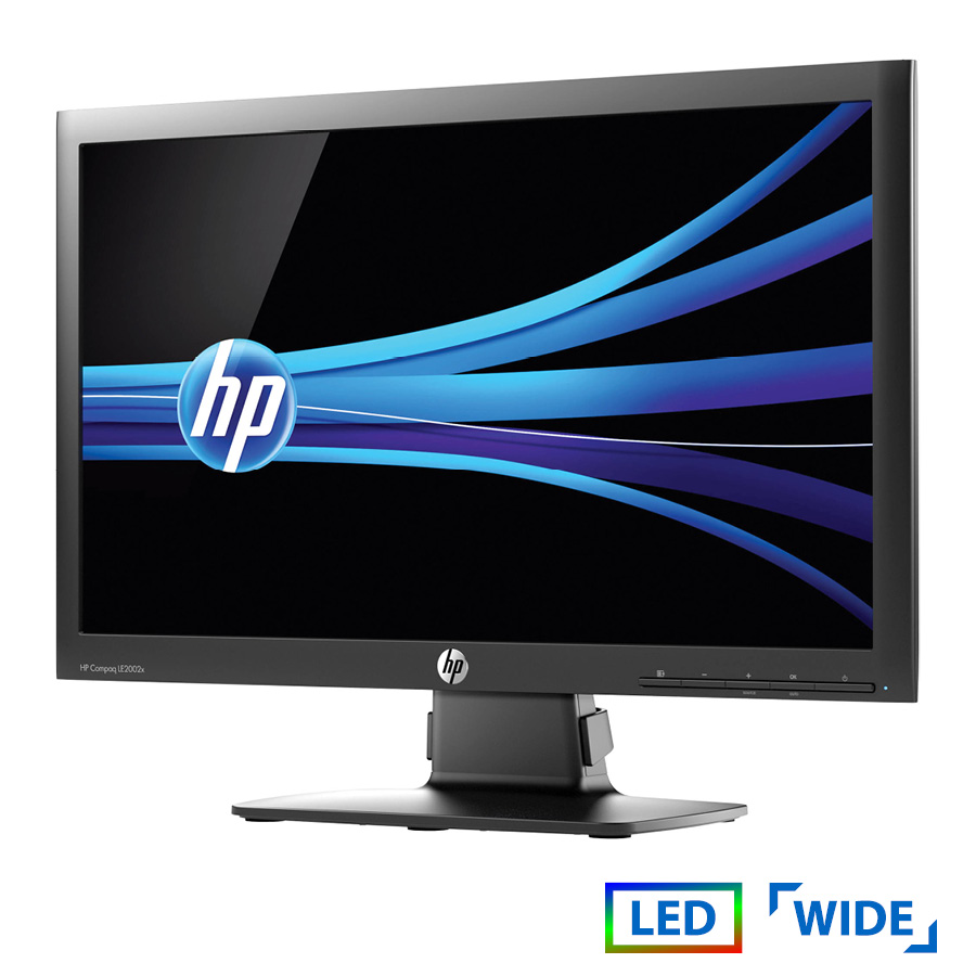 Used Monitor LE2002x LED/HP/20"/1600x900/Wide/Black/Grade B/VGA & DVI-D